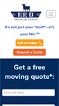 Mobile Screenshot of blueoxmoving.com